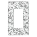 Search for elegant light switch covers Toile de jouy