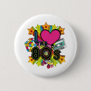 Search for i love the 80s buttons Vintage