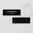 Search for phone number business cards Black and white