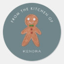 Search for christmas cookie labels Gingerbread man