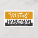 Search for handyman business cards Construction