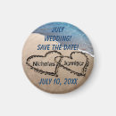 Search for destination save the date magnets Sand
