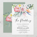 Search for hawaiian wedding invitations Watercolor