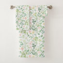 Search for pink floral bath towels Watercolor