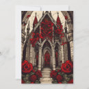 Search for gothic red and black wedding invitations Skulls
