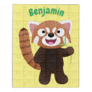 Search for red panda puzzles Wildlife