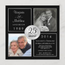 Search for surprise 25th anniversary invitations Elegant