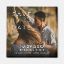 Search for magnets wedding save the dates Minimalist
