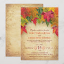Search for maple leaf wedding invitations Rustic