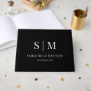Search for classic wedding guest books Typography