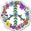 Search for peace sign stickers Boho