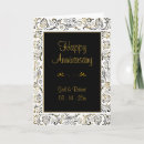 Search for black and white anniversary cards Elegant