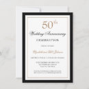 Search for wedding anniversary invitations Simple