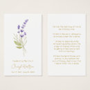 Search for lavender funeral cards Elegant