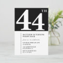 Search for 44th birthday invitations Simple