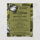 Search for camo birthday invitations Children