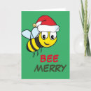 Search for bee christmas cards Merry