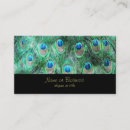 Search for peacock feather business cards Bird feathers