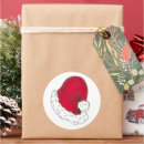 Search for secret santa stickers Father christmas