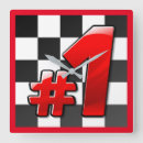 Search for race car clocks Black