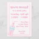 Search for pop the bubbly invitations Pink