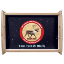 Search for funny serving trays Santa