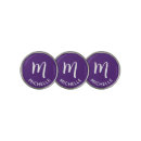 Search for letter golf ball markers Monogram initials letter monogrammed