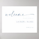 Search for blue wedding signs Calligraphy