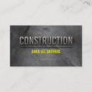 Search for building materials business cards Architect