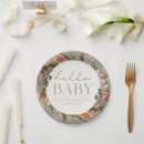 Search for sage plates Fall baby shower