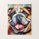 Search for dog breeds puzzles Bulldog