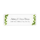 Search for ivy return address labels Green