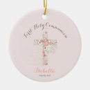 Search for pink ornaments First holy communion