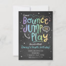 Search for jump and play birthday invitations Party