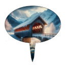 Search for mountain cake toppers Snow