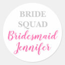 Search for bridesmaid stickers Calligraphy