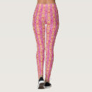 Search for pink and white striped leggings Flowers