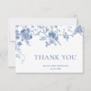 Search for french thank you cards Dusty blue