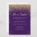 Search for black gold purple invitations Glitter