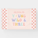 Search for young wild and three banners 3rd birthday