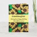 Search for sunflower birthday cards Granddaughter