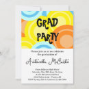 Search for disco graduation invitations announcements Colorful