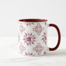 Search for white mugs Burgundy