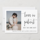 Search for classic wedding announcement cards Modern