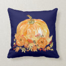 Search for orange and navy pillows Fall