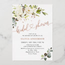 Search for white rose bridal shower invitations Floral