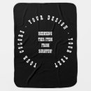 Search for party favor blankets Black