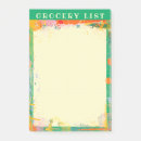 Search for grocery list Colorful