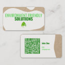 Search for eco friendly business cards Qr code