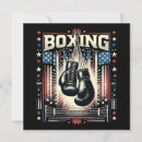 Search for boxing glove invitations Vintage